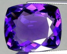 AFRICAN AMETHYST 18 MM CUSHION CUT ALL NATURAL AAA