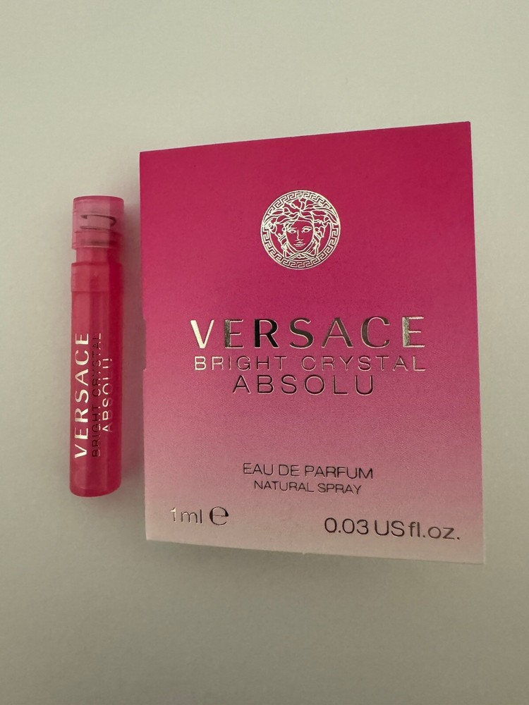 Versace Bright Crystal Eau De Parfum EDP Spray Sample 0.03 oz / 1ml