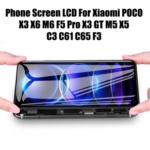Telefonbildschirm LCD für Xiaomi POCO X3 X6 M6 F5 Pro X3 GT M5 X5 C3 C61 C65 F3