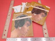 Lot of 10 Vintage 1962 "Spanette" Bouffant Nylon Hair Nets NOS 217 Grey 1288