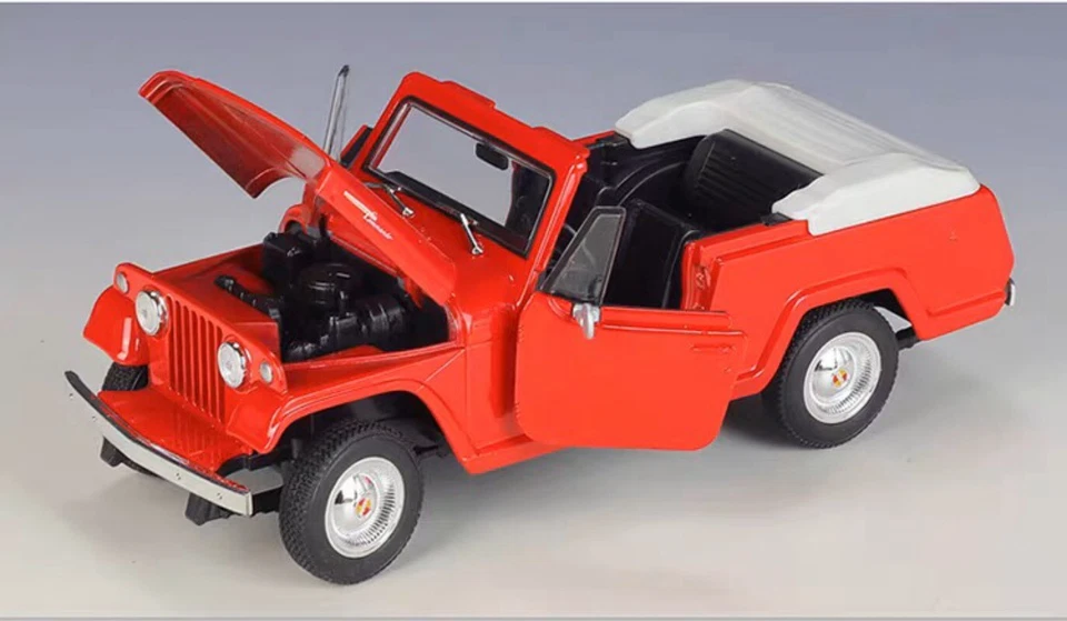 1/24 1976 Jeep Jeepster Commando родстер автомобиля модель игрушки украшение подарок идея - Изображение 3 из 3