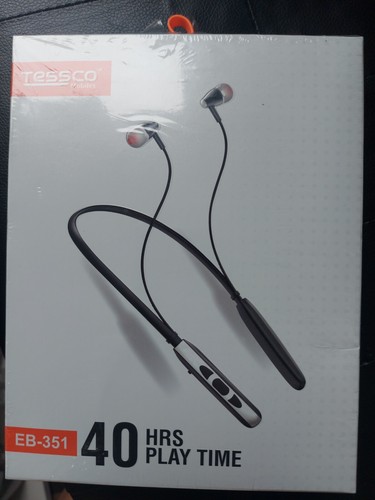 Tesso EB-351 Collana Ricarica Rapida 40 ore di backup, Assistenza vocale con microfono-Bl - Foto 2 di 2