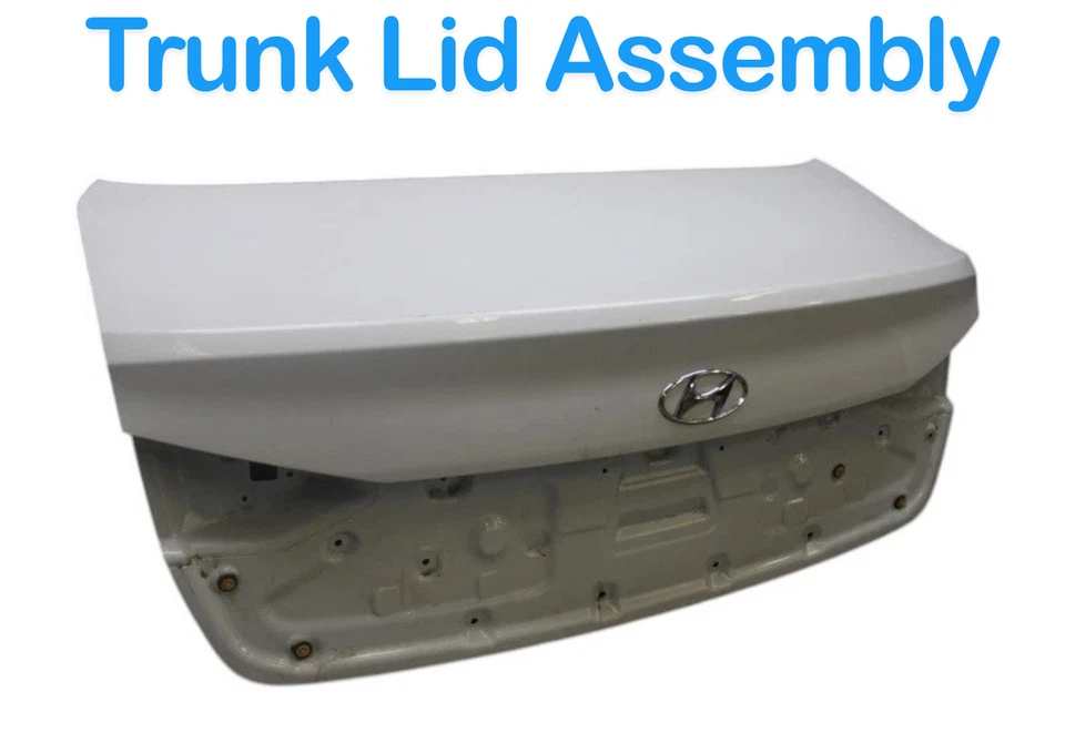 15-16 Hyundai Genesis Tapa Trasera Cubierta Panel Blanco 69200-B1020 OEM Foto 2 de 4