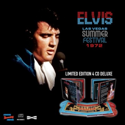 ELVIS PRESLEY LAS VEGAS SUMMER FESTIVAL 1972 (4CD DIGI BOOK) COMPACT DISC BOOK