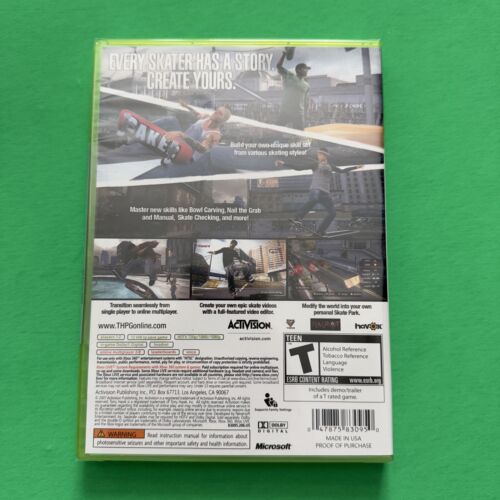 NEW Factory Sealed ~ TONY HAWK'S Proving Ground ~ Microsoft Xbox 360 ~ 2007 - Picture 2 of 6