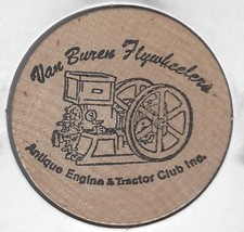 Van Buren Flywheelers, Antique Engine Club, Hartford, Michigan, Wooden Nickel