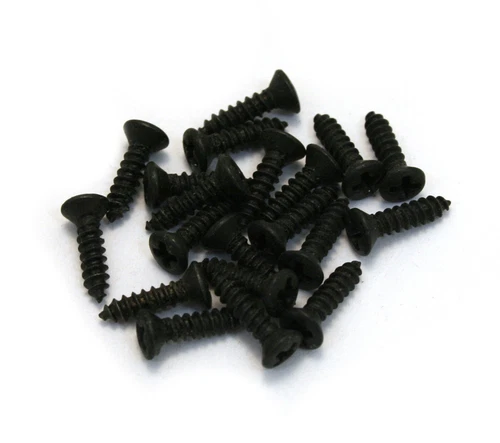 (20) Black #3 Pickguard Screws for Gibson® Guitar/Bass GS-0050-003