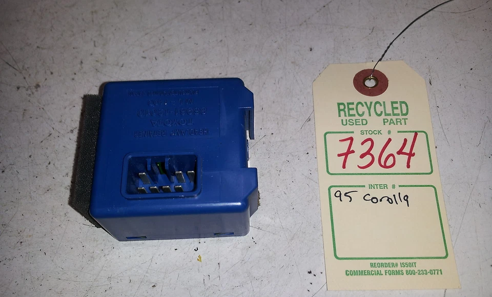 Toyota Corolla 1995 relé de retención de faros OEM 85961-12010 #7364 Foto 3 de 4