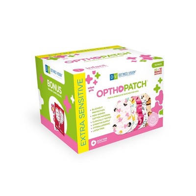 Eye Patches for Infants - Extra Sensitive Adhesive - Girls' Design [Series II...