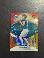 2021 Panini Phoenix Trevor Lawrence Fire Burst Rookie Card #101. rookie card picture
