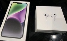 iphone 14 plus  Airpod Pro BOX ONLY BUNDLE
