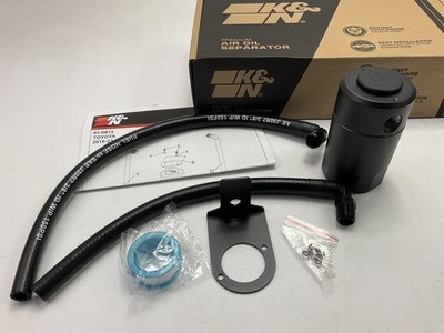 K&N 81-0813 Air Oil Separator Oil Catch Can For 2016-2023 Toyota Tacoma 3.5L V6