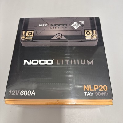 NOCO Lithium NLP20 Group 20 600A 12V 7Ah Lithium Powersport Battery