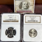Two SMS NGC Certified MS 67 Washington Quarters 1966P & 2006D Colorado CQ44