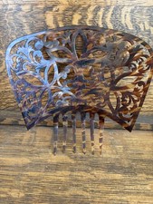 Art Deco Celluloid Hair Comb Spanish Classic Mantilla Peineta Large 8 Inches