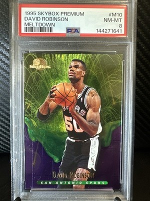 1995-96 Skybox Premium - Meltdown David Robinson #M10 PSA Spurs HOF