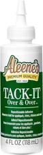 NEW! Aleene's 29-2 Tack-It Over & Over Liquid Glue 4 oz, Clear, Non-toxic