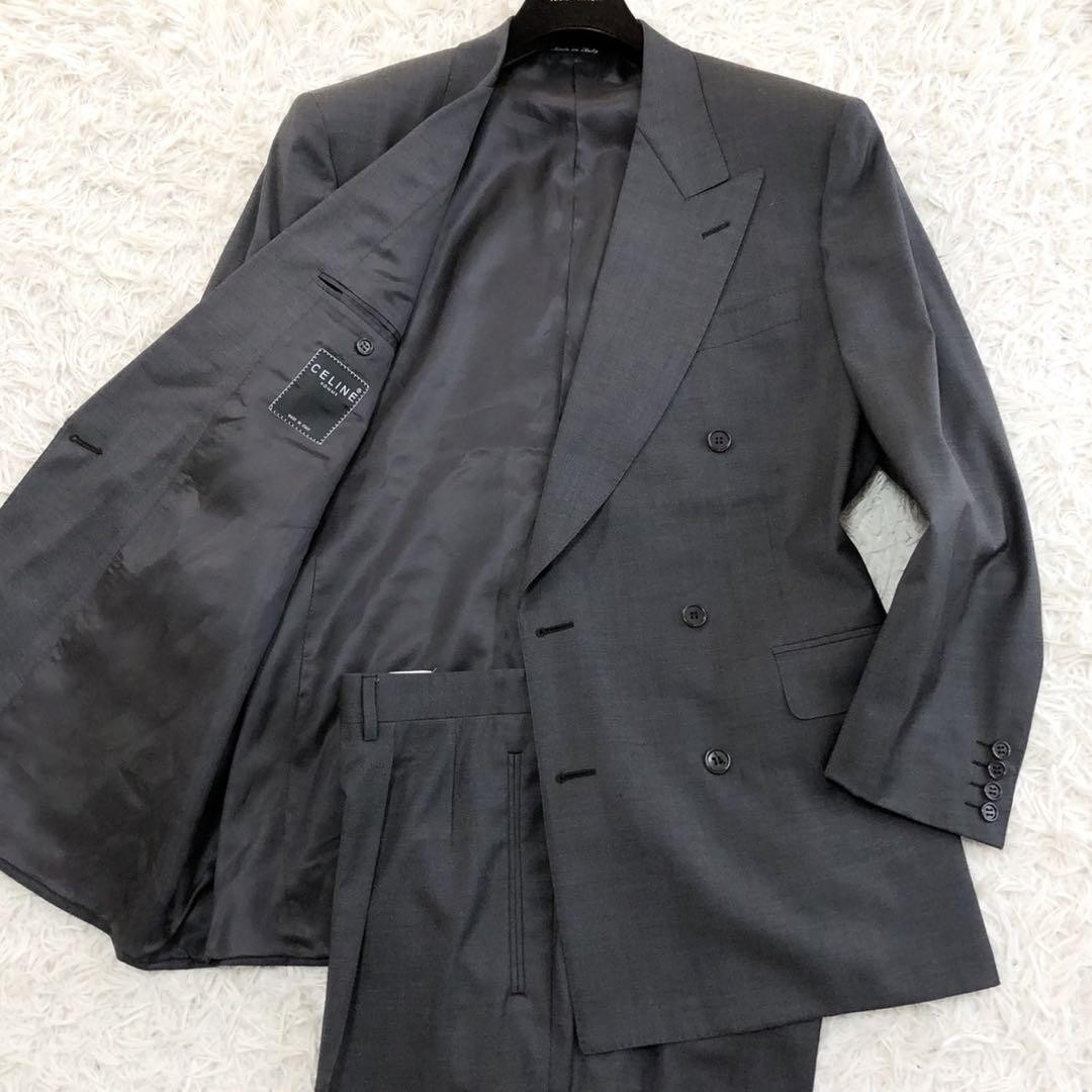 Celine Double Suit Setup Gray 48 | eBay Celine Double Suit Setup Gray 48 | eBay