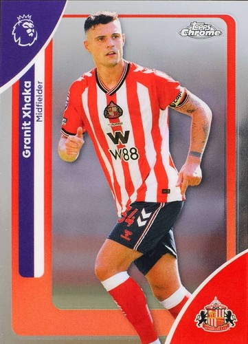 2025-26 Topps Gold Premier League Granit Xhaka Auto /99 Sunderland