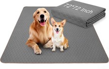 72x72 Inch Washable Pee Pads Reusable Dog Playpen Pads Non Slip Whelping Pads