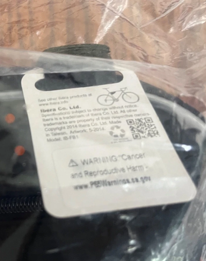 New ibera triangle bike frame bag water resistant - Image 3 of 4