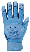 Rawlings 2025 Workhorse Batting Gloves, Ambidextrous, Wh25Bg, Columbia Blue, Us 