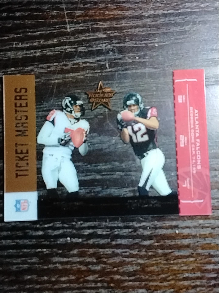 2004 Michael Vick Mihael jenkins Ticketmaster Football Card Rare #984/1250 - Image 3 of 3