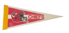 NFL Kansas City Chiefs  Mini Pennant 4”x9" Wall Decor Flag Football Banner Lot31