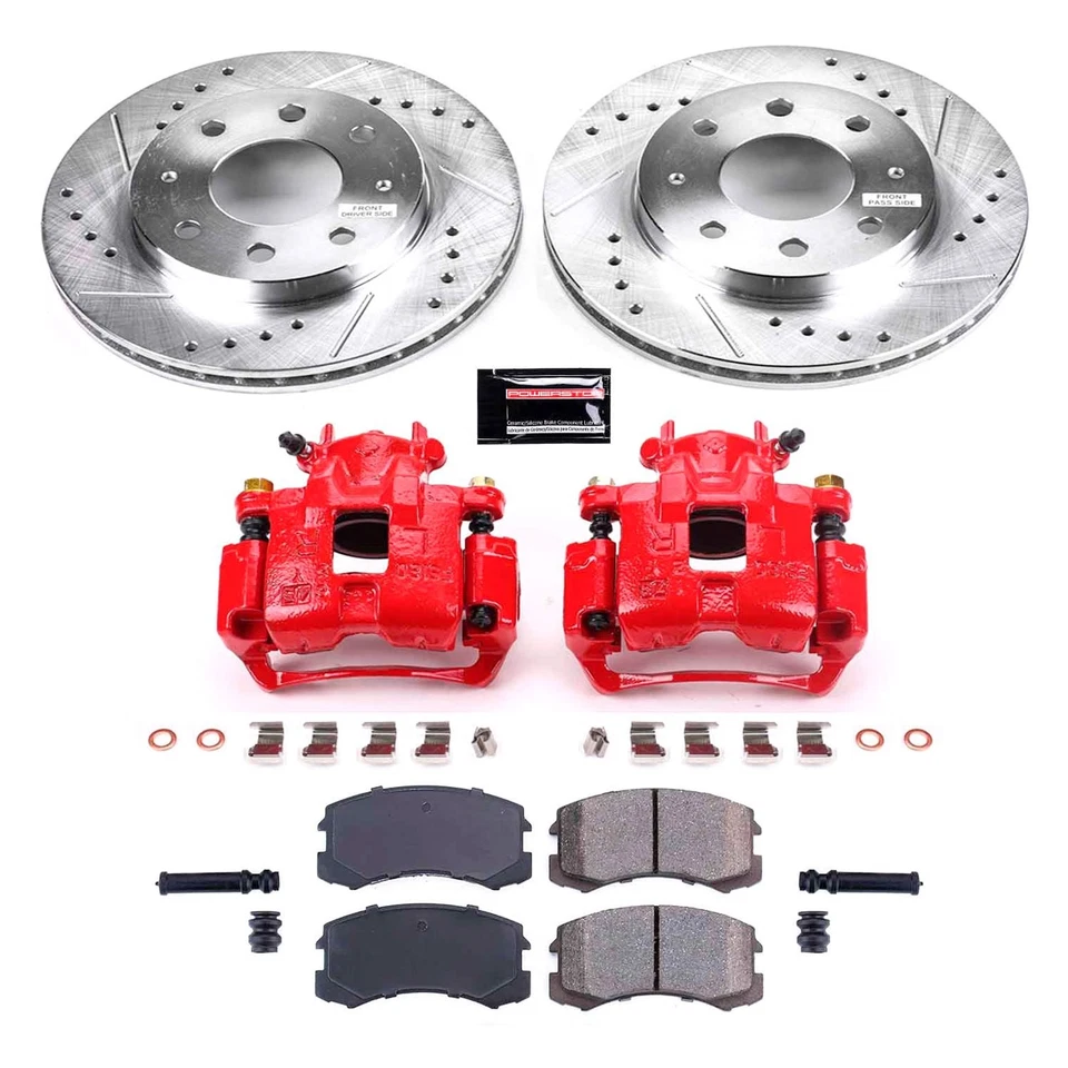 PowerStop KC1092 Brake Kit For Mitsubishi Lancer 2002-2007 Front Foto 2 de 4