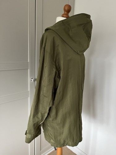 Genuine Pretty Green Men’s Overhead Smock Coat Jacket Khaki Size L Large Perfect - Picture 9 of 20