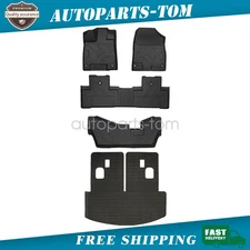 TPE 3D Model Floor Mats / Trunk Cargo Liners For 2014-2020 Acura MDX All Weather