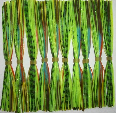 10 Spinnerbait Skirts for 3/8 oz &  1/2 oz Spinnerbaits  Color: BLUEGILL