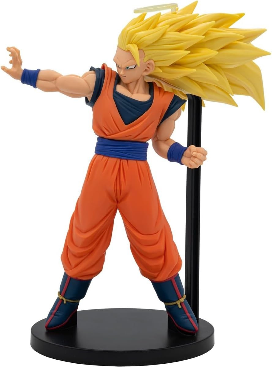 GOKU Figura Super Saiyan 3 DRAGON BALL MATCH MAKERS Vs Majin Buu BANPRESTO