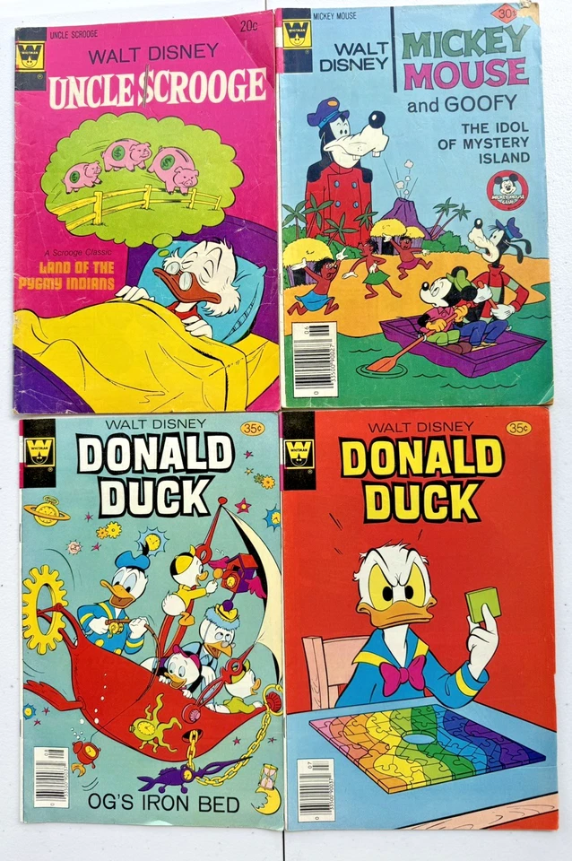 Lote De Colección De 12 Cómics Walt Disney Whitman JUSTOS/BUENOS - Mickey Donald Foto 4 de 4