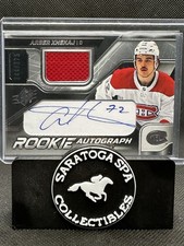 2022-23 Upper Deck SPX ARBER XHEKAJ Rookie Jersey Autograph RC /375 CANADIENS