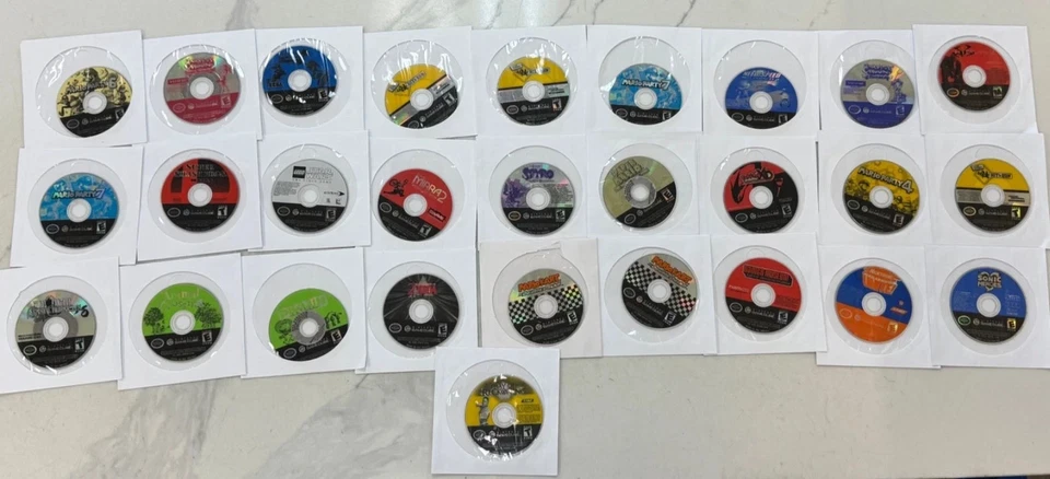 Discos de juegos Nintendo Gamecube funcionando limpios auténticos ELIGE letras #A-F Foto 3 de 4