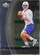 1999 Upper Deck Black Diamond #45 Peyton Manning Football NM