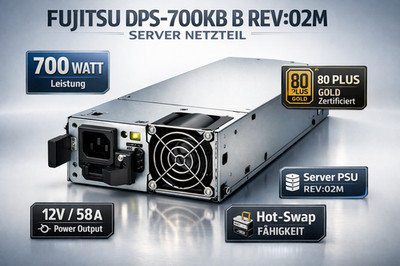   FUJITSU DPS-700KB B 700W | Server Netzteil REV:02M | 12V 58A | Händler   