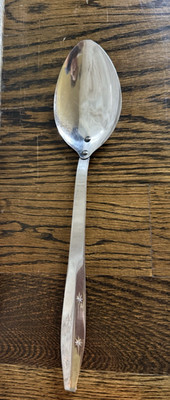 Regent Sheffield Atomic Starburst Solid Stainless Steel Kitchen Spoon Japan MCM