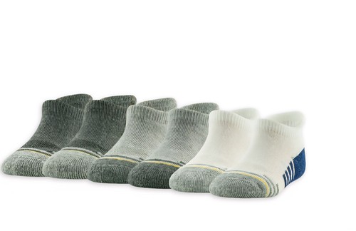 Goldtoe Edition Toddler No Show Half Cushion Socks 6 Pair Size S 12-24M NEW - Picture 2 of 5