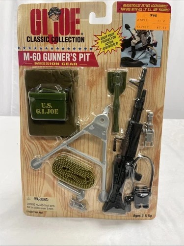 GI Joe Classic Collection M-60 Gunner's Pit Mission Gear Set Hasbro Kenner 1997