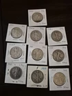 Silver Walking Liberty Half Dollar Coin Lot 10 Various Dates 90% Junk Silver