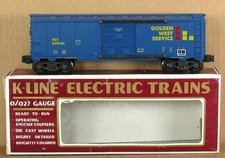 K-Line K649001 Golden West Service Boxcar w/Metal Trucks O-Gauge