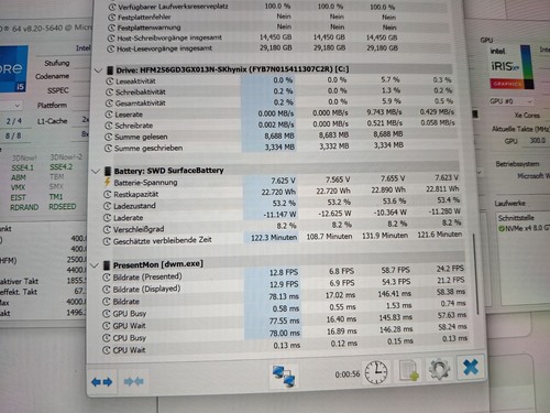 Muy bueno - Microsoft Surface Pro 9 incl. bolígrafo + teclado 13" i5 8GB 256GB grafito - Imagen 8 de 16