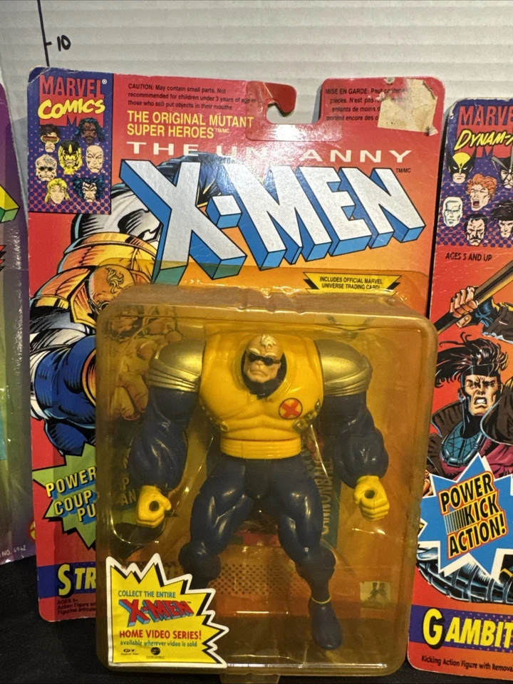 Lote de 5 figuras de acción de colección XMen Marvel Toy Biz de la década de 1990 gambito sellado de fábrica +++ Foto 4 de 4