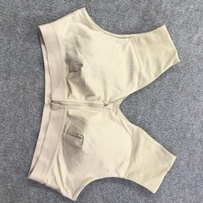 Tommie Copper Shoulder Support Sports Bra Womens 3XL Beige Zip Front Compression