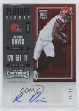 2017 Panini Contenders Playoff Ticket /99 Reggie Davis #291 Auto lz7