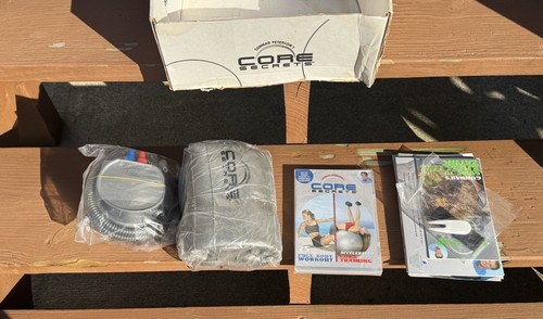 DVDs Gunnar Peterson's CORE Secrets + Pelota de fitness y sistema de entrenamiento con bomba - Imagen 2 de 5