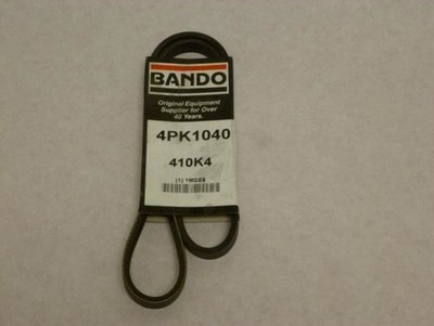 197364 New-No Box; Bando 410K4 Serpentine Belt; 4PK1040