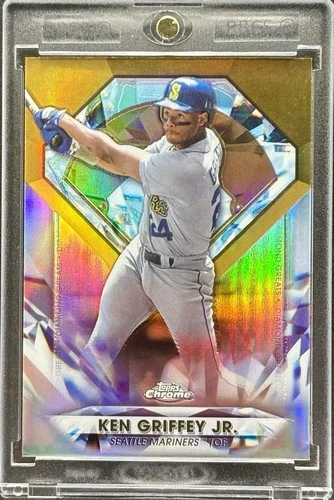 Ken Griffey Jr. RARE DIAMOND REFRACTOR TOPPS  INVESTMENT CARD MARINERS MINT